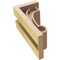 Ekena Millwork 4"W x 4"D x 8"H Wide Alma Rough Cedar Woodgrain TimberThane Corbel, Primed Tan CORUR04X04X08ALMRCPR - alternate 3